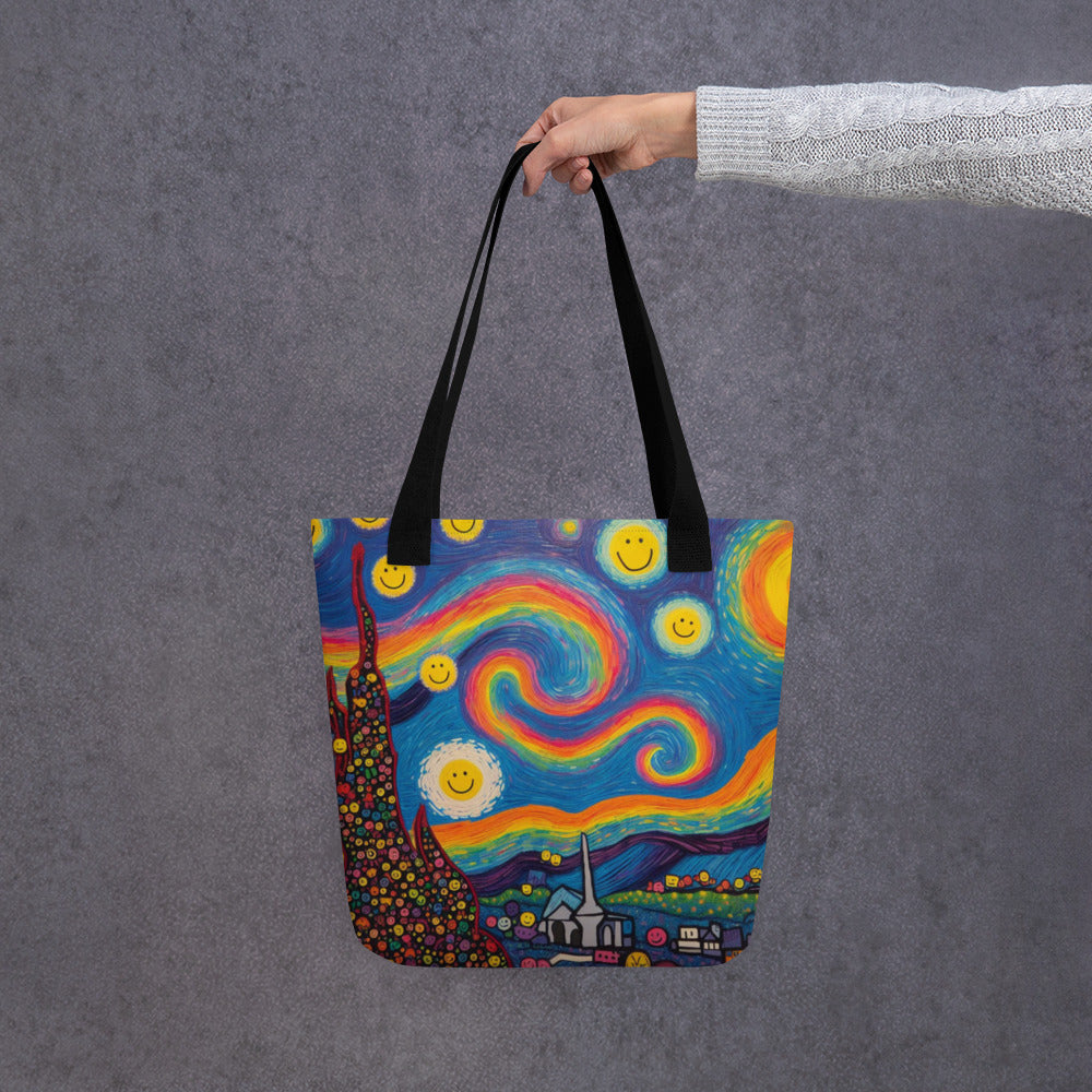 Happy Van Gogh Tote