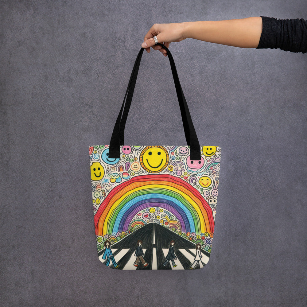 Smiley Road Tote bag