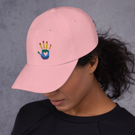 Hand Print Logo Dad hat