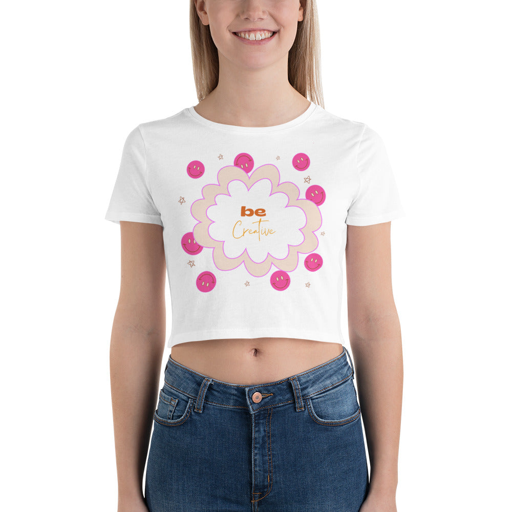 Be Creative Women’s Crop Tee