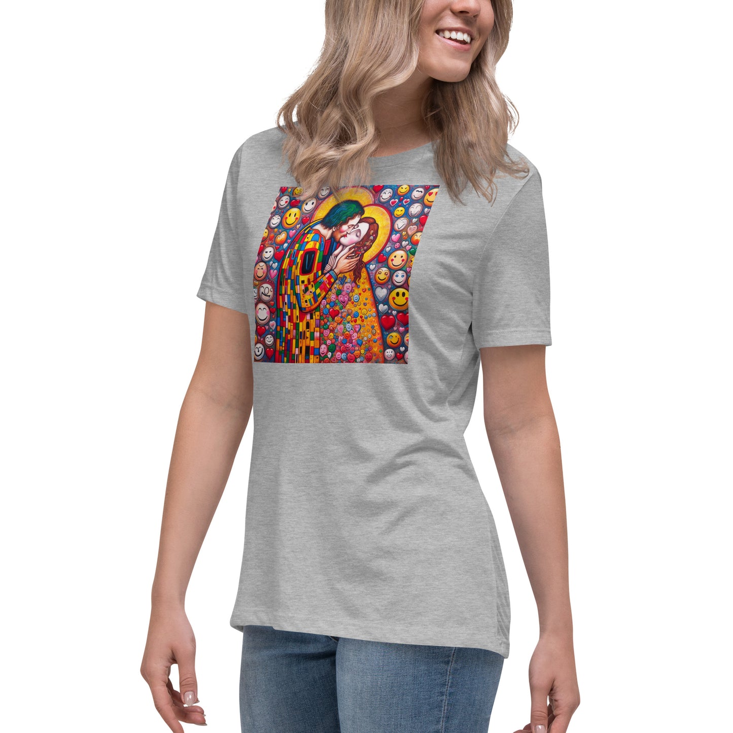 The Kiss Women's Relaxed T-Shirt