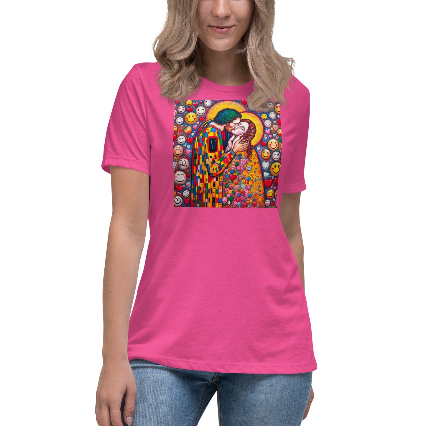 The Kiss Women's Relaxed T-Shirt