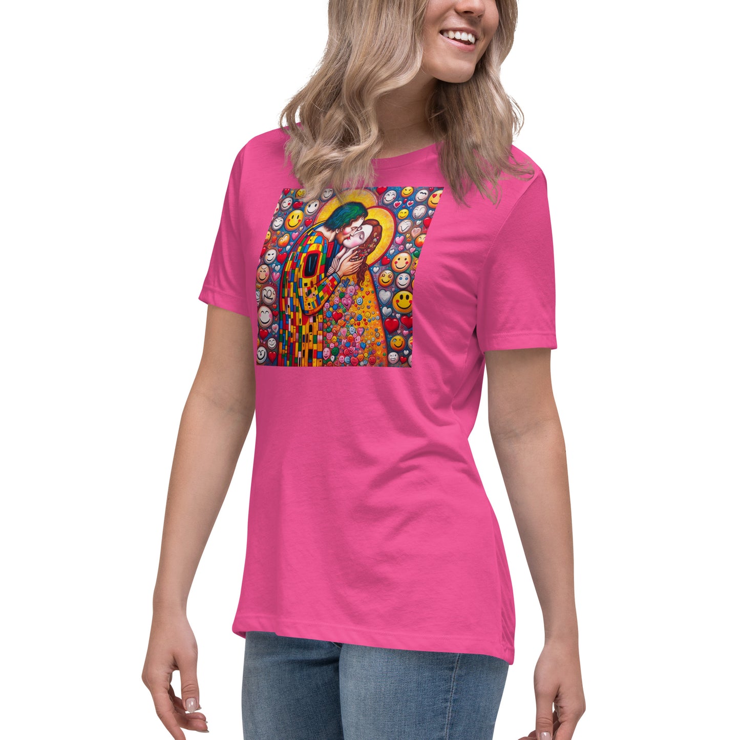 The Kiss Women's Relaxed T-Shirt