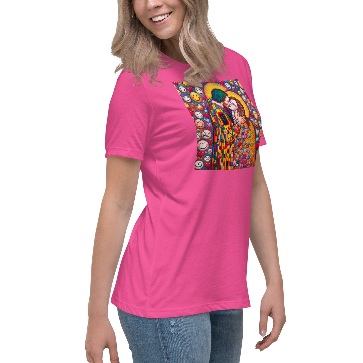 The Kiss Women's Relaxed T-Shirt