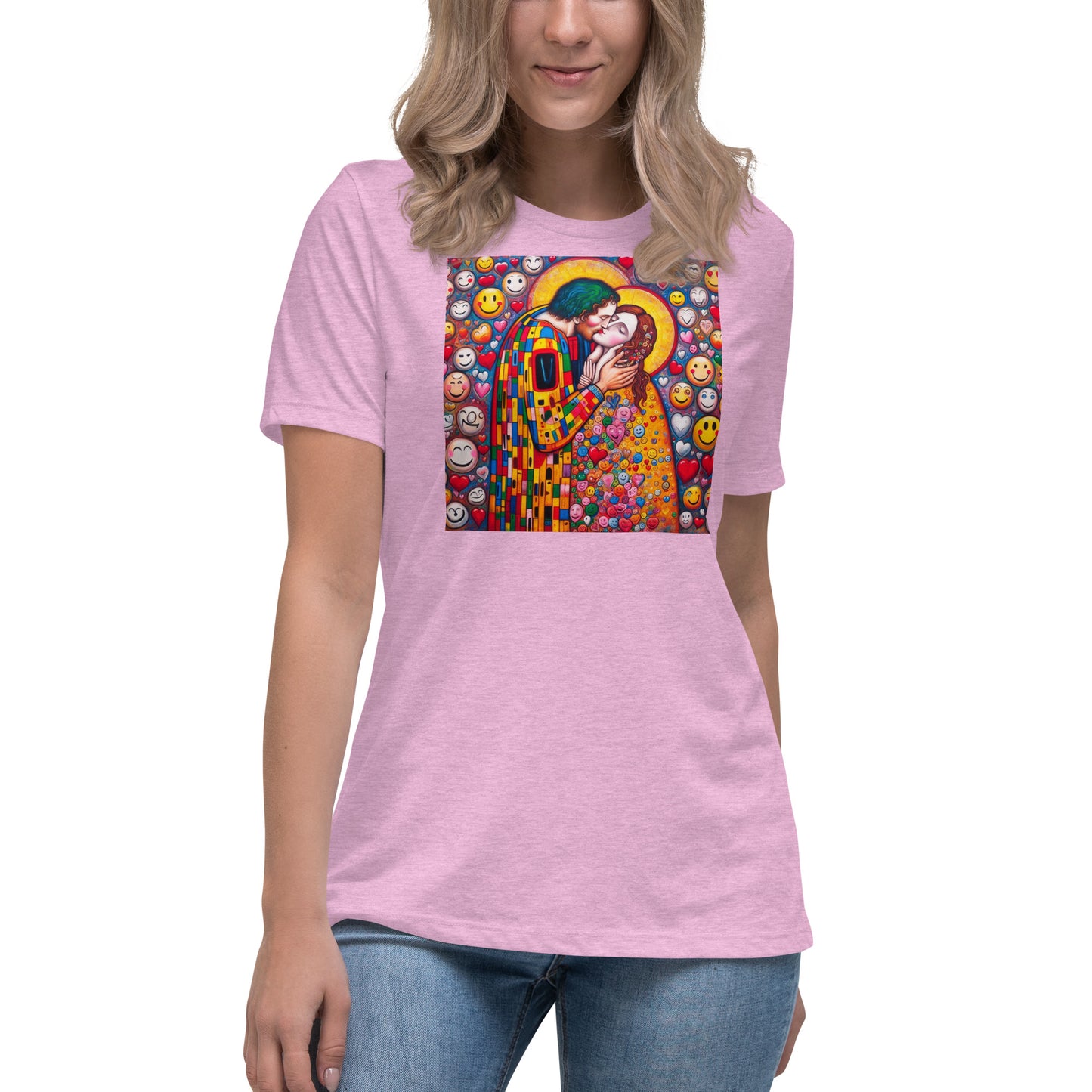 The Kiss Women's Relaxed T-Shirt