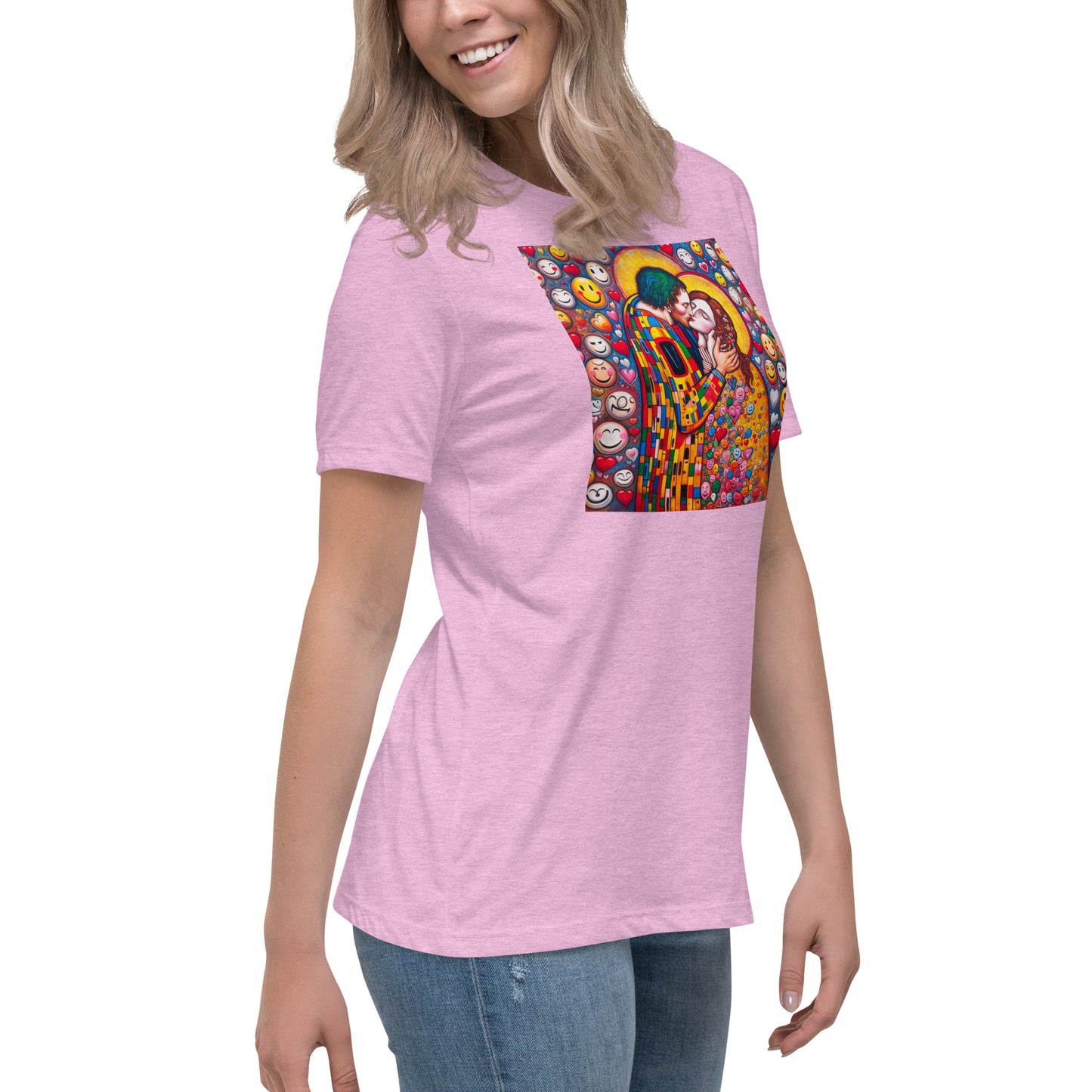 The Kiss Women's Relaxed T-Shirt