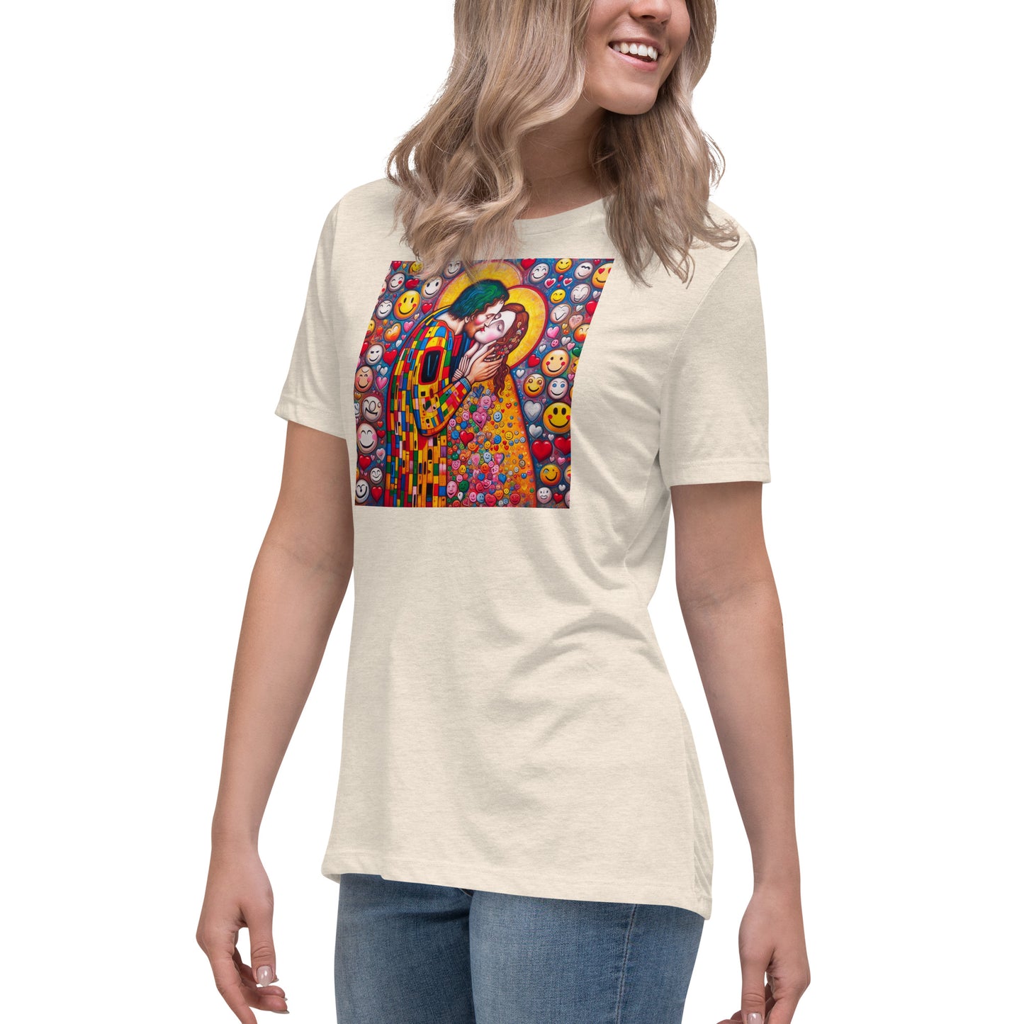 The Kiss Women's Relaxed T-Shirt