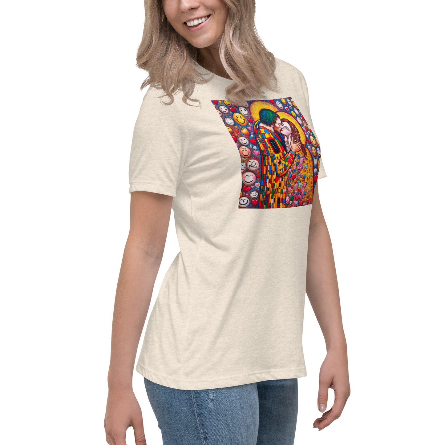 The Kiss Women's Relaxed T-Shirt