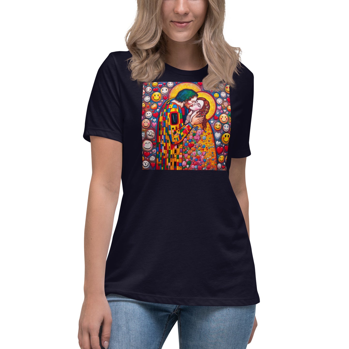 The Kiss Women's Relaxed T-Shirt