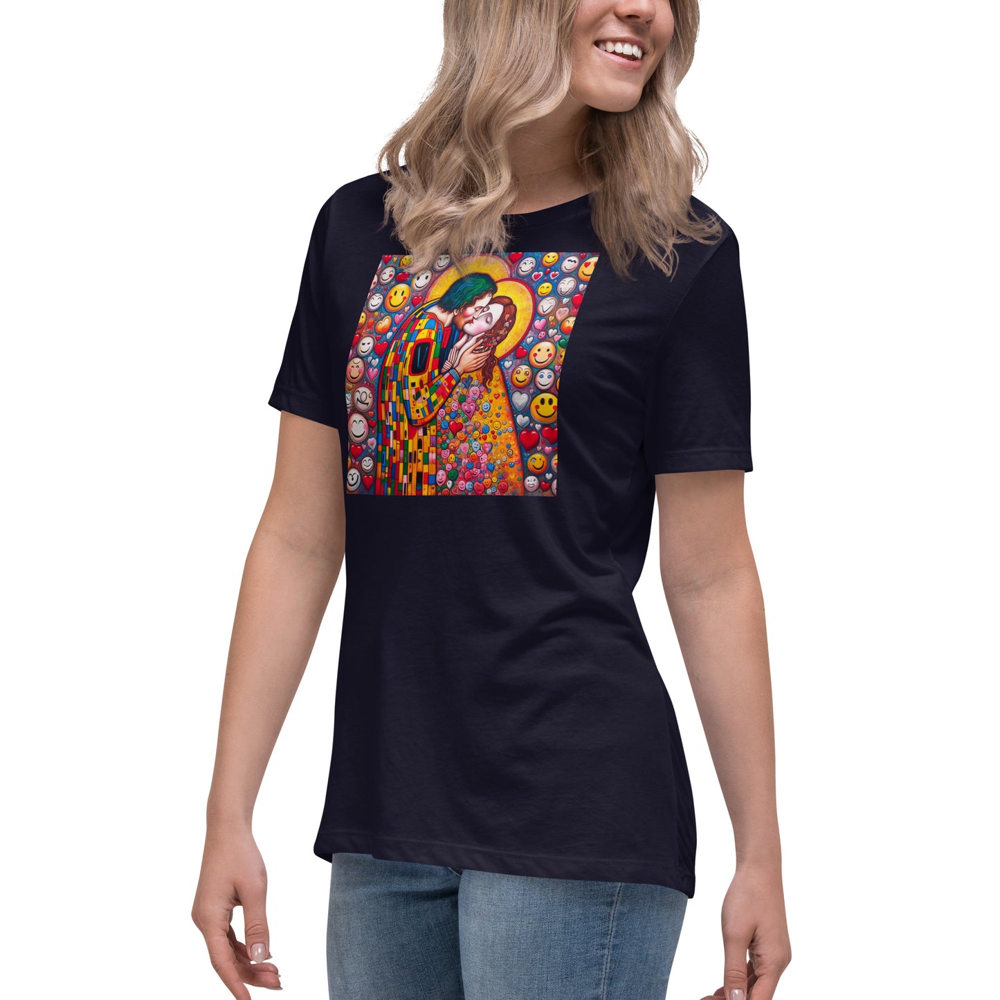 The Kiss Women's Relaxed T-Shirt