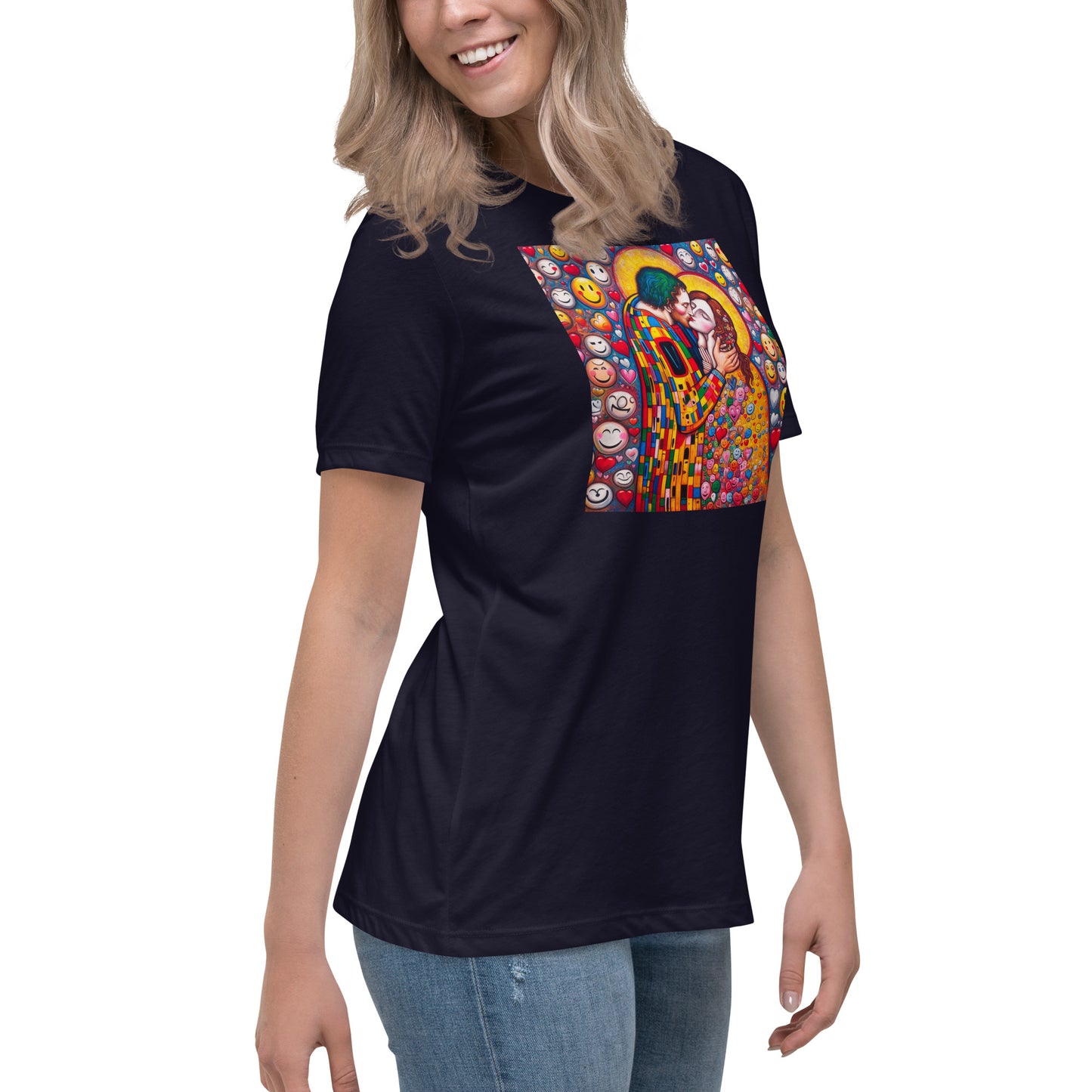 The Kiss Women's Relaxed T-Shirt