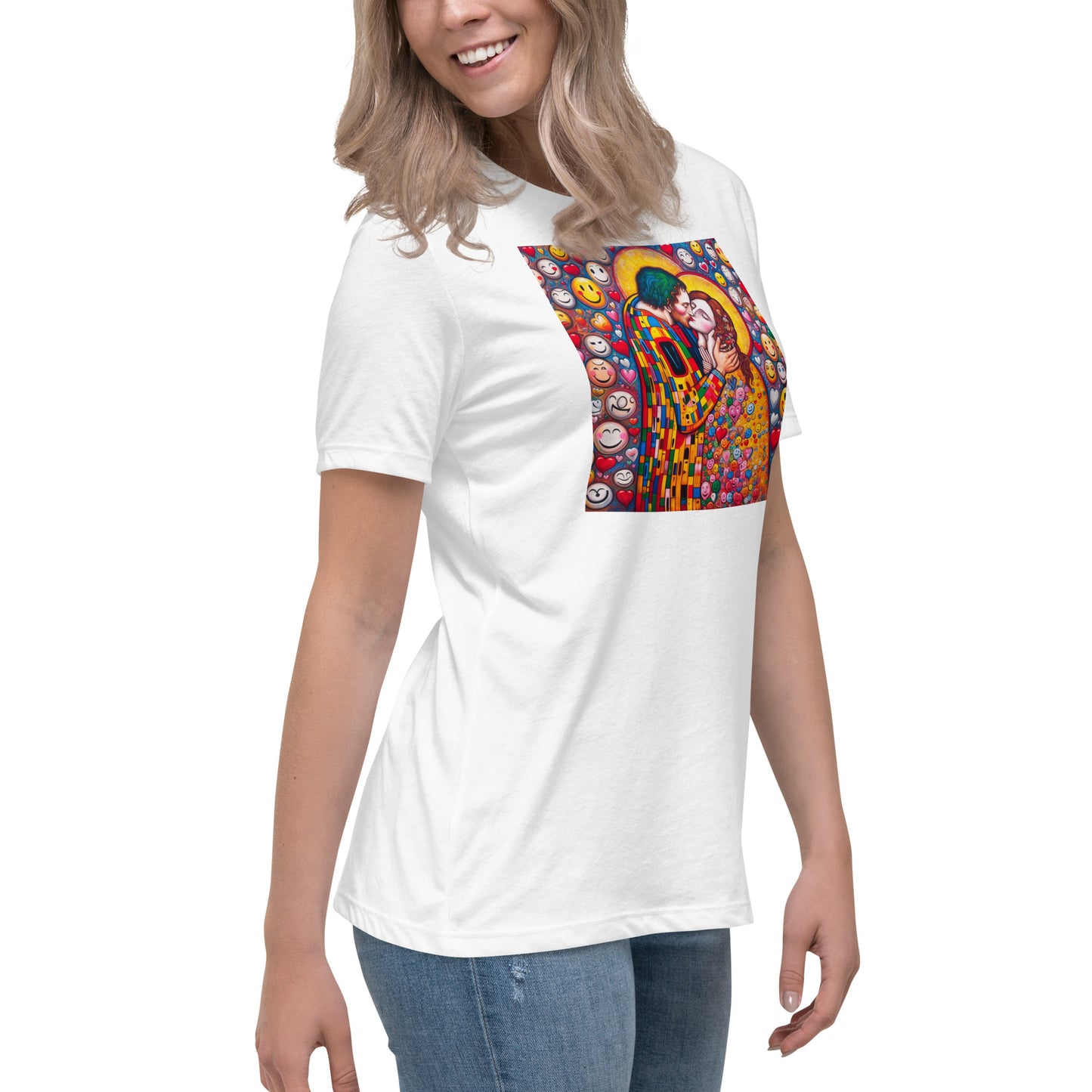 The Kiss Women's Relaxed T-Shirt