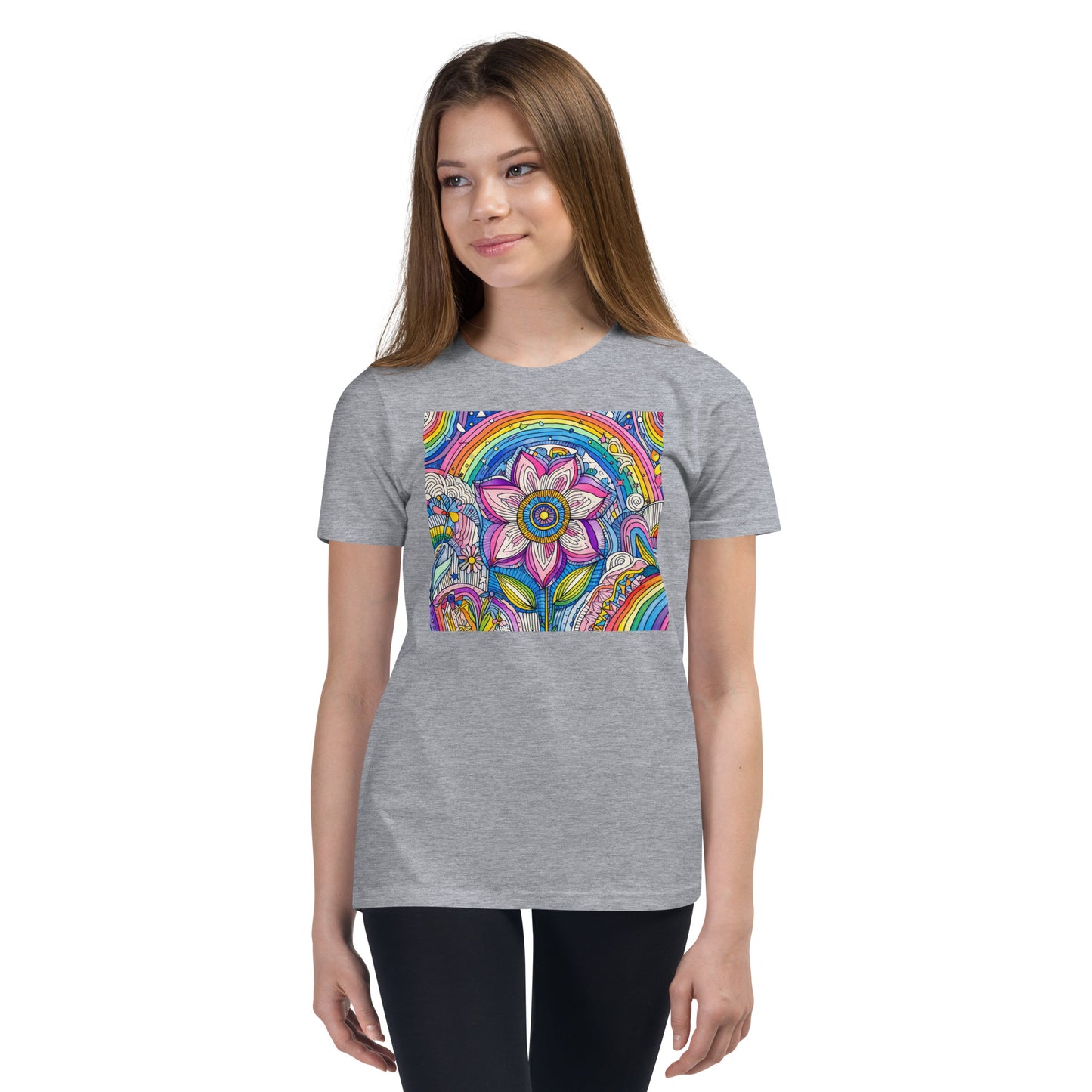 O’Hey Flower Youth Short Sleeve T-Shirt