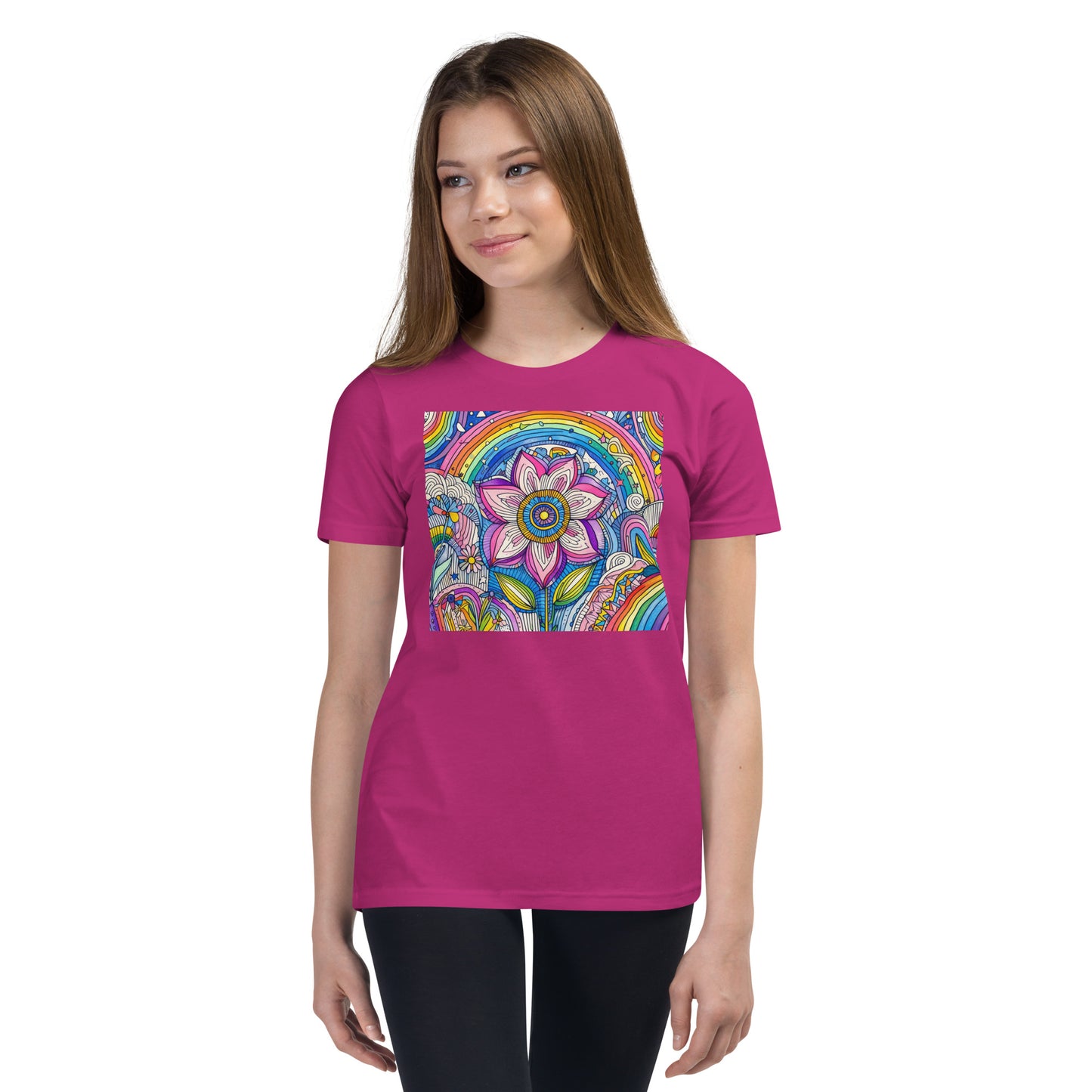 O’Hey Flower Youth Short Sleeve T-Shirt