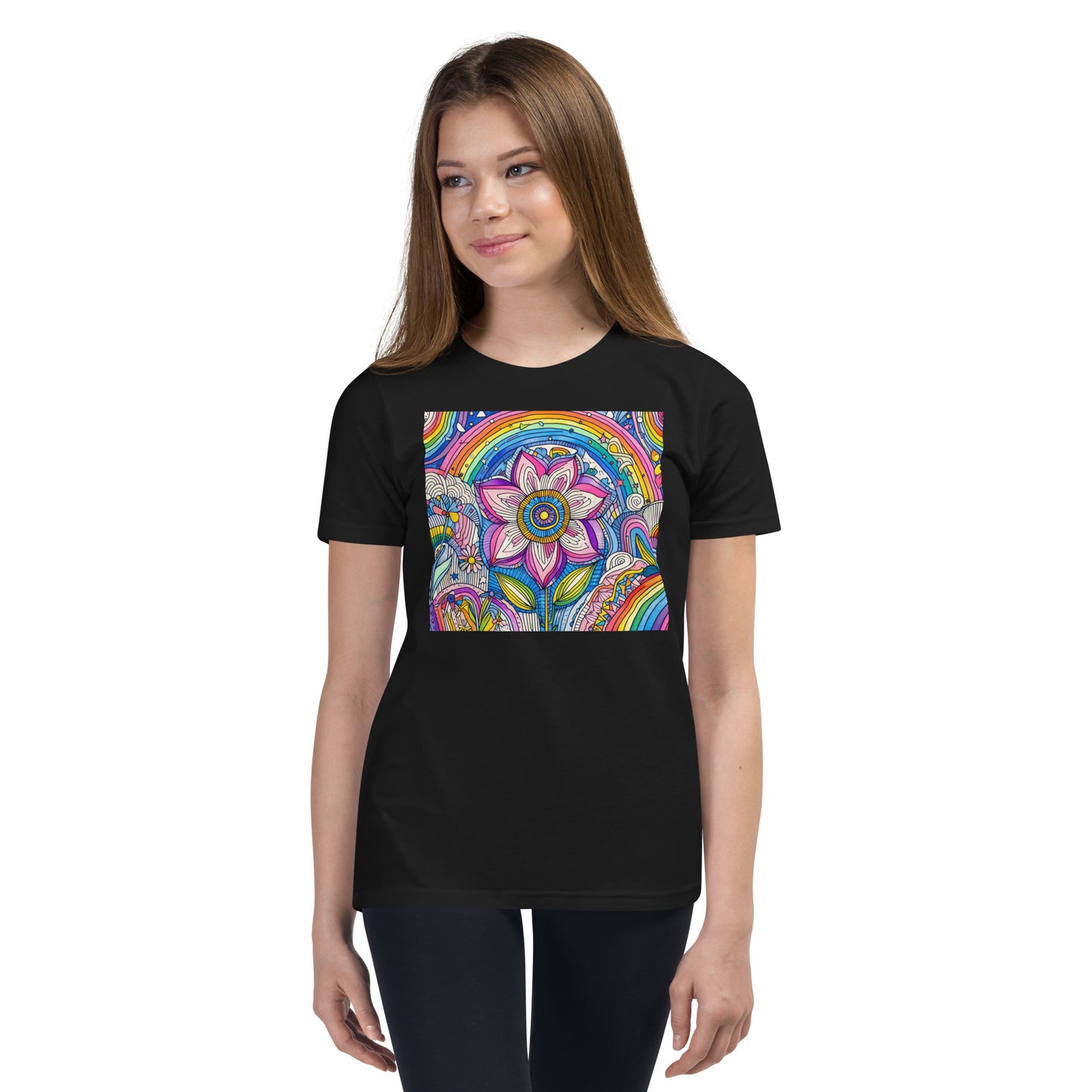 O’Hey Flower Youth Short Sleeve T-Shirt