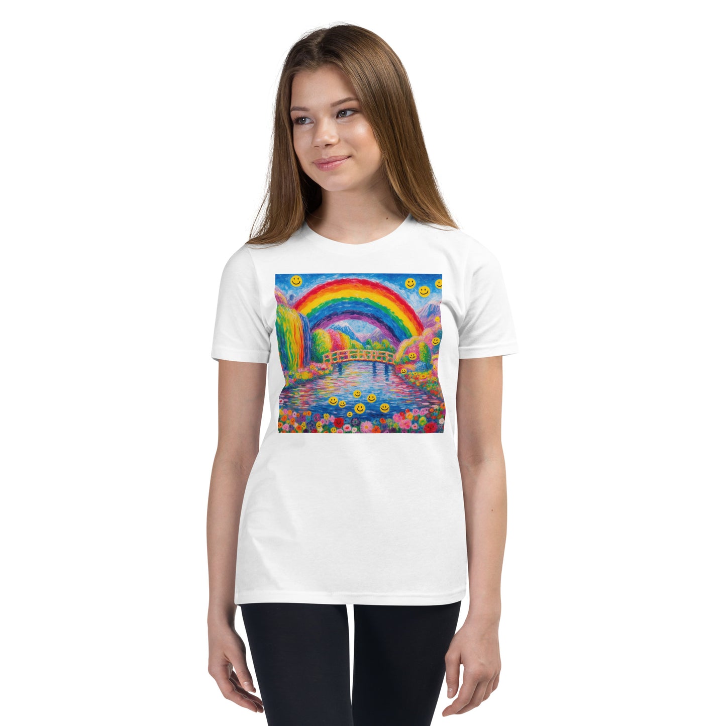 Smiley Monet Youth Short Sleeve T-Shirt